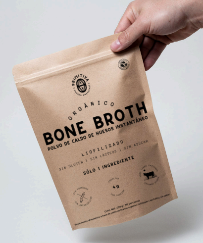Bone broth powder freeze dried - 40 portions ( approximately 10 Lt)