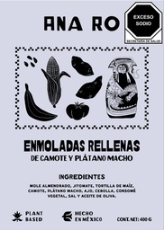 Enmoladas rellenas de camote y plátano macho (CONGELADO)  - Ana Ro