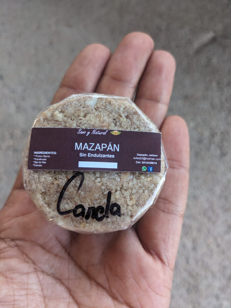 Mazapan tradicional con canela