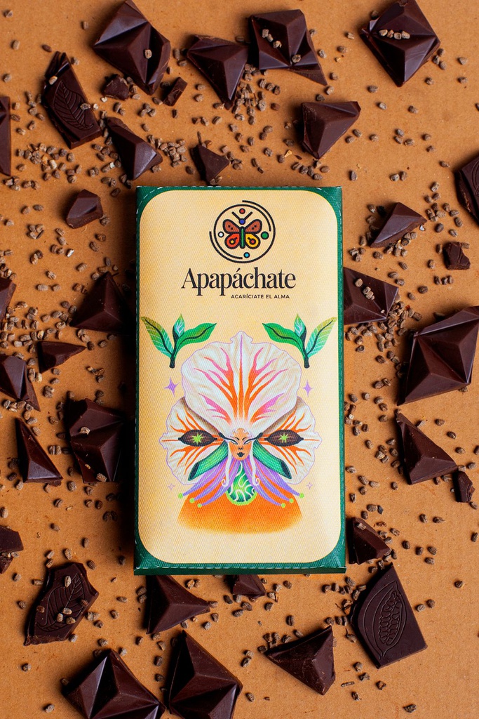 Chocolate bar with cardamom 80% Cacao (70g)