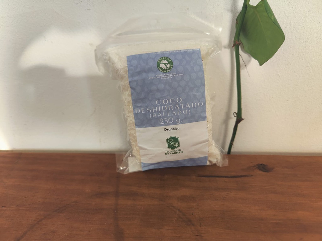 Coco rallado (250 gr / 0.55lbs)  - Huerto del Carmen 