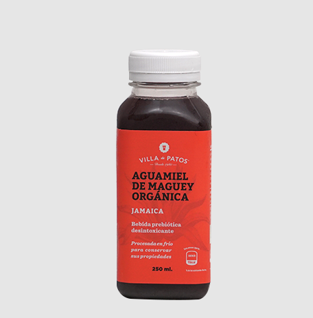 Aguamiel de maguey with hibiscus 250 ml 