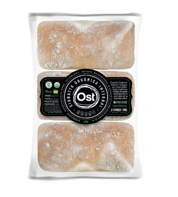OST- Organic Ciabatta 3 pieces SOURDOUGH (FROZEN)