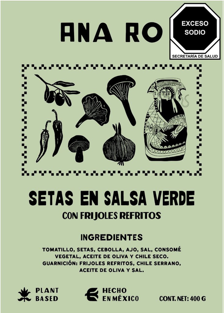 Setas en salsa verde (CONGELADO)  - Ana Ro