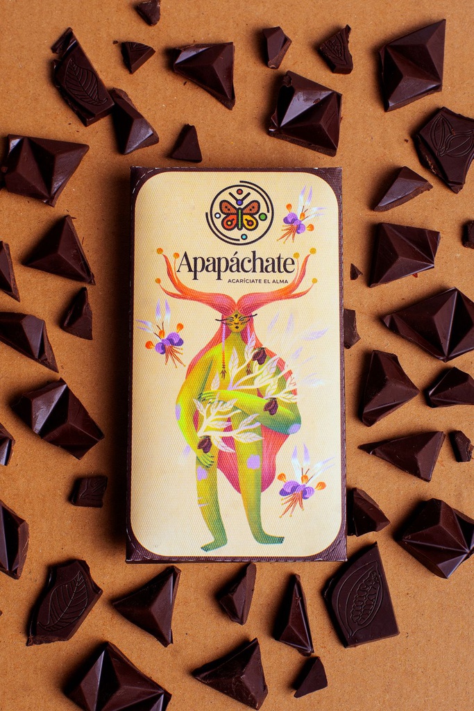 Barra De Chocolate Negro 80% Cacao (70 g)