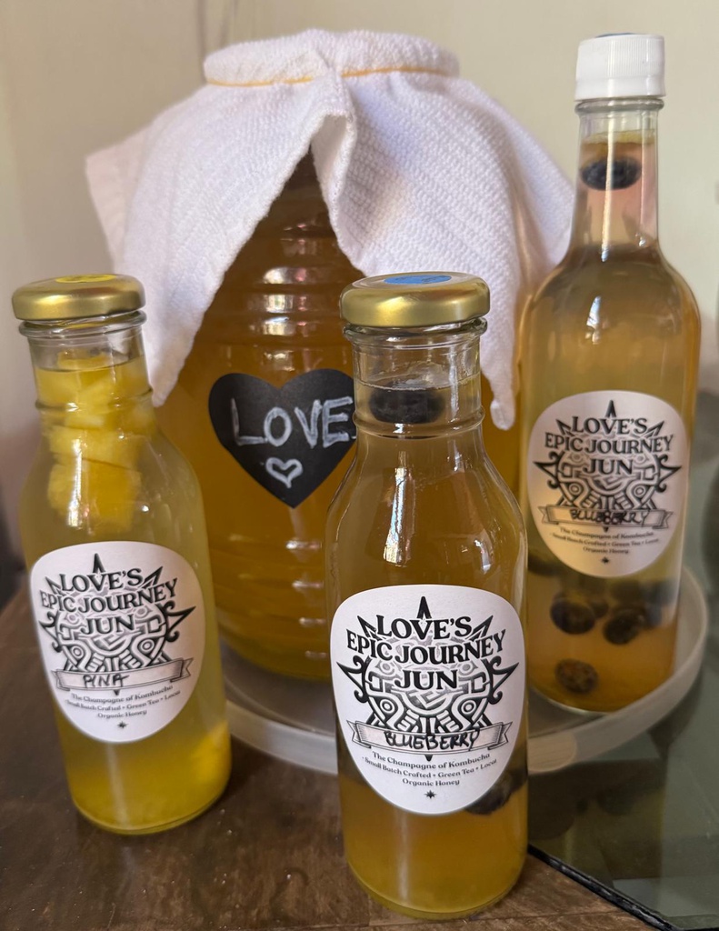 "Love´s Epic Journey Jun ( La champaña de la kombucha ) - Piña - 380 ml