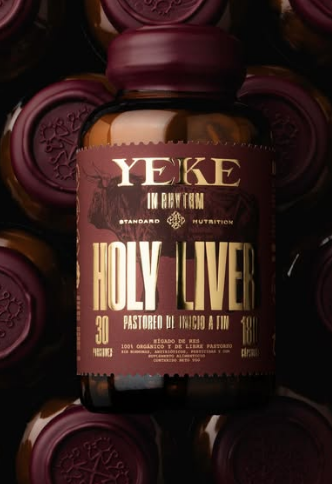 LIVER - Freeze-dried ORGANIC liver supplements - 1 MONTH - YEKE