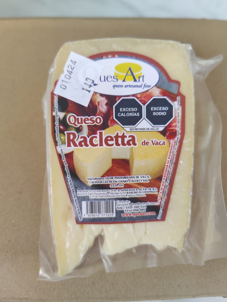 Racletta -  Queso de vaca (250 gr / 0.55lbs)