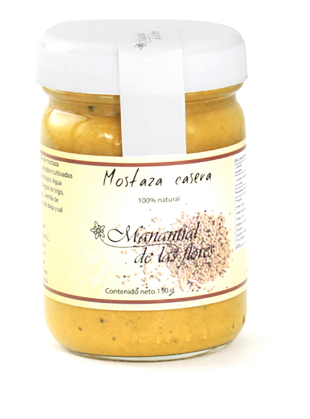 Mostaza casera - (125gr / 0.27lbs)  - Manantial de las Flores