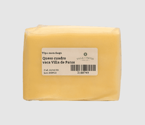 Manchego de vaca - Villa de Patos (400 gr /0.88 aprox)