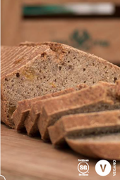 Pan  de granos germinados GlutenFree+Vegano con Camote y Chia (1Kg/2.2lbs) Artesano del Pan