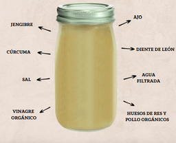 Caldo de hueso DETOX (500ml) (congelado)