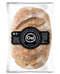 OST- Organic sliced white loaf with seeds SOURDOUGH (FROZEN)