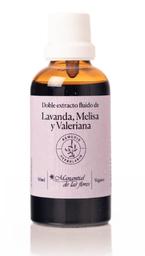 Doble extracto fluido de lavanda, melisa y valeriana 50 ml - Manantial de las Flores