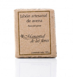 Jabón de avena 90 gr - Manantial de las Flores