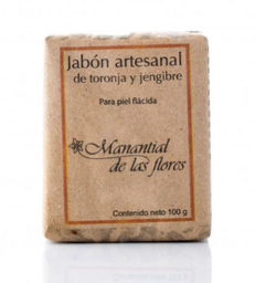 Jabón de toronja y jengibre 90 gr - Manantial de las Flores