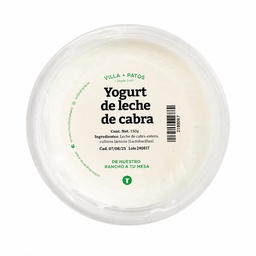 Goat yogurt 480 gr - Villa de Patos