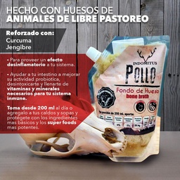 Caldo de hueso de pollo (500ml)