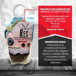 Caldo de hueso de res (500ml)