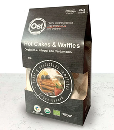 Harina HotCakes &amp; Waffles Orgánico con Cardamomo + Vegano - (737 gr/ 1.62lbs)